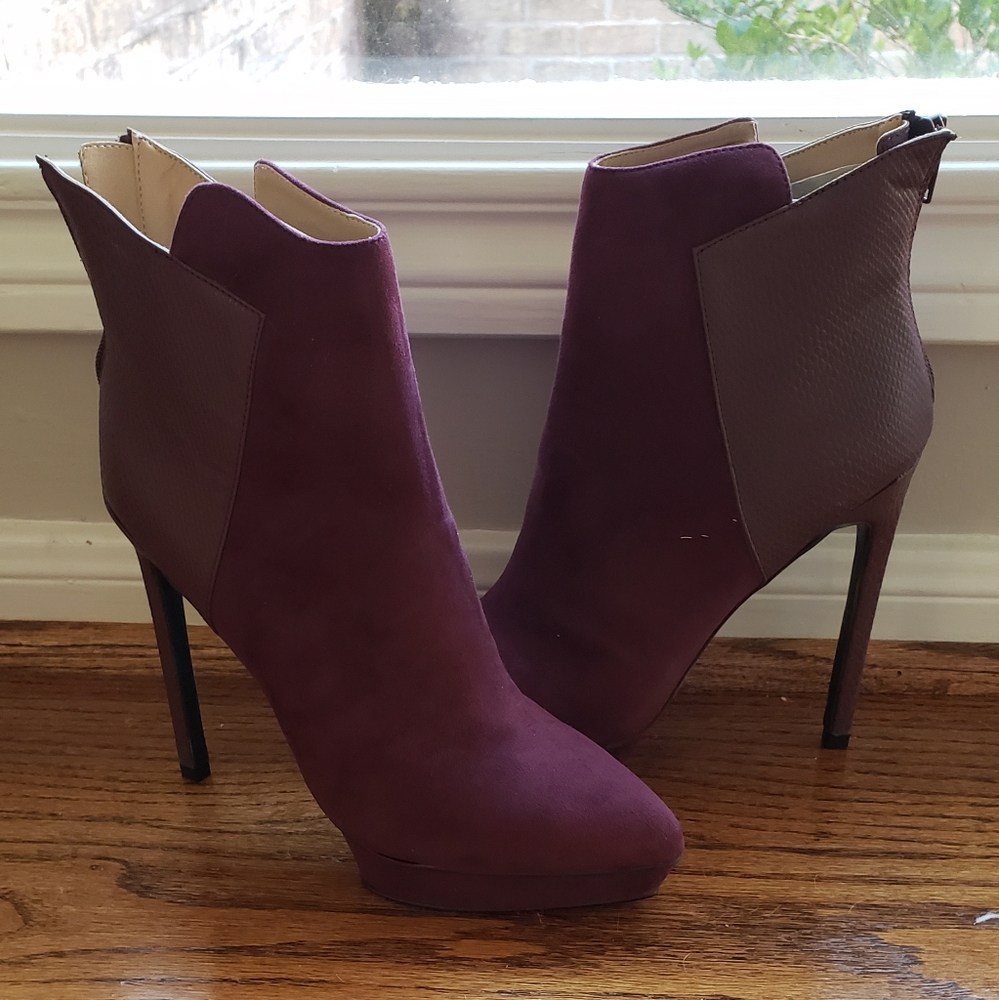 Burgundy heels